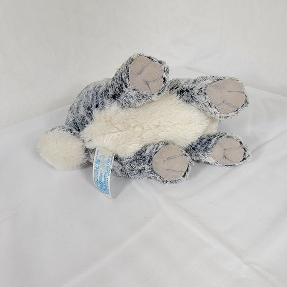 Kids of America Corp Bunny 10" Rabbit Soft Plush Gray White Stuffed Animal 2011 - Picture 7 of 9
